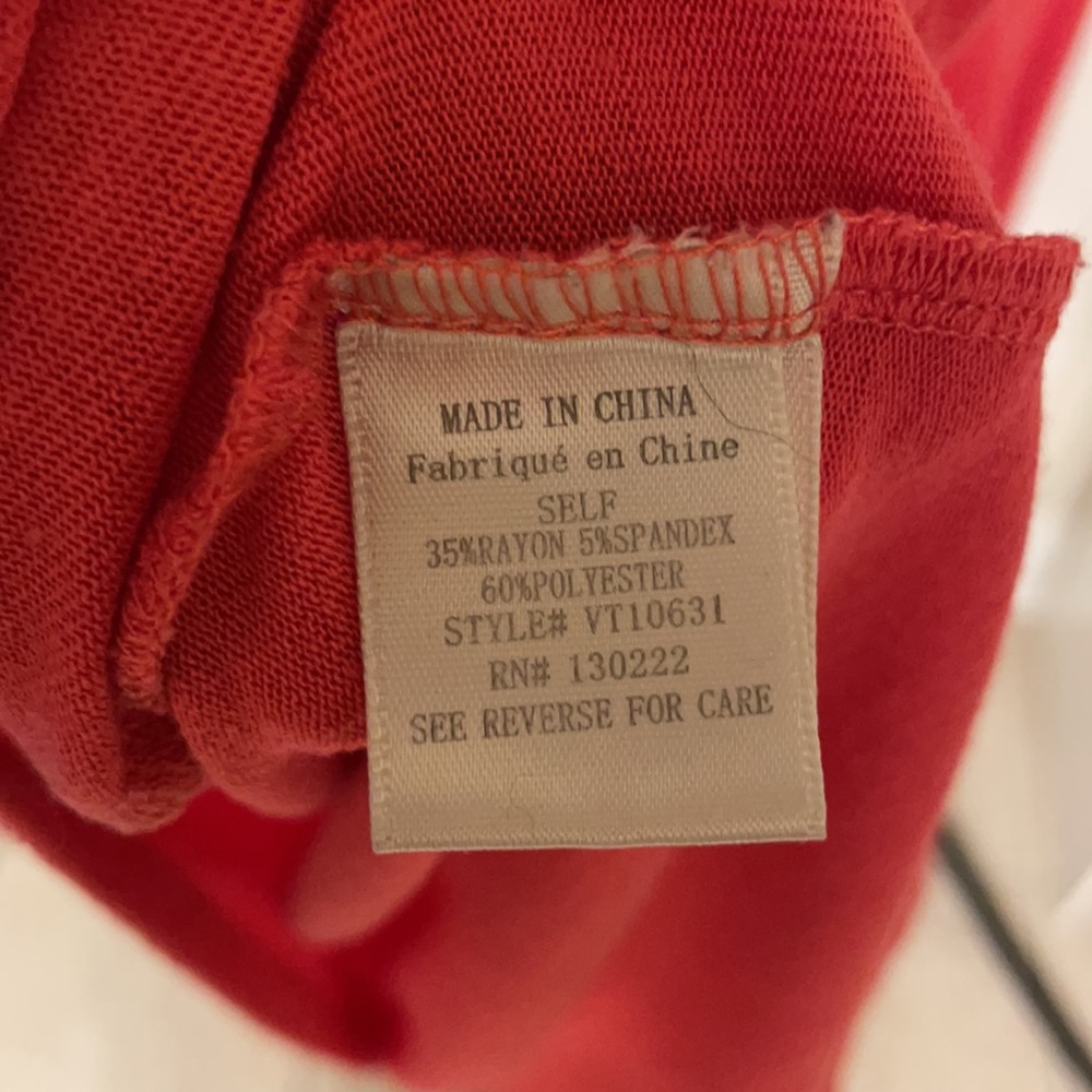 Bright Pink Dolman Sleeve Tunic - Picture 3 of 3